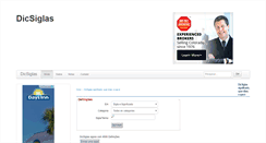 Desktop Screenshot of dicsiglas.com.br